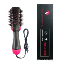 1000W Professional Fast Hot Air Blow Curler Straightener Comb electric one step hair dryer brush